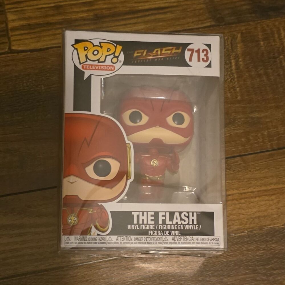 Funko Pop! Vinyl: The Flash - The Flash (Superheroes) w/ Protector #713